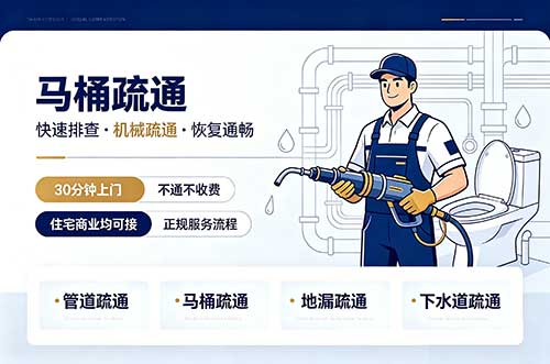崂山马桶疏通