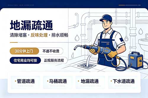 崂山地漏疏通