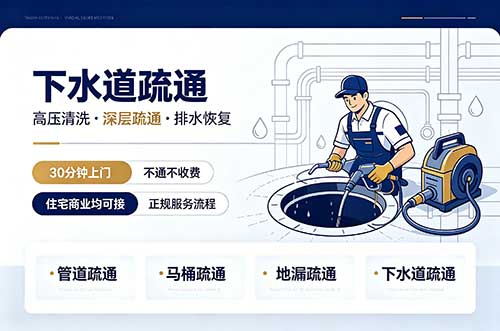 崂山下水道疏通