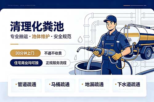 崂山清理化粪池